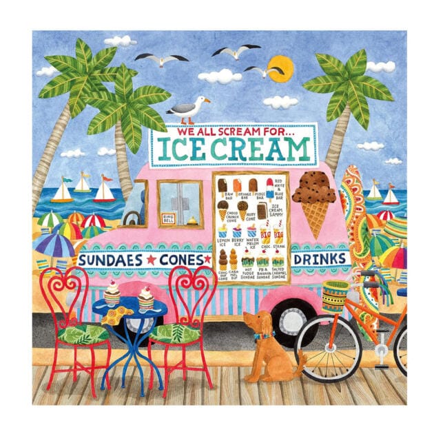 Ceaco - Food Trucks, Ice Cream Truck II- 500 Piece Jigsaw Puzzle