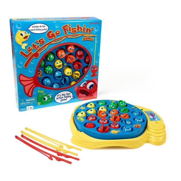 Let's Go Fishin' Game by Pressman - The Original Fast-Action Fishing Game