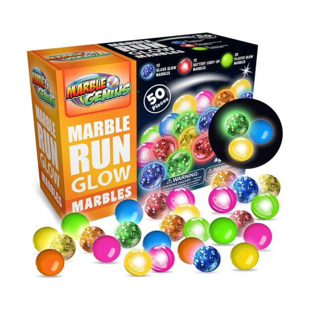 Marble Genius Marble Glow Run Race in The Dark (50 pcs)