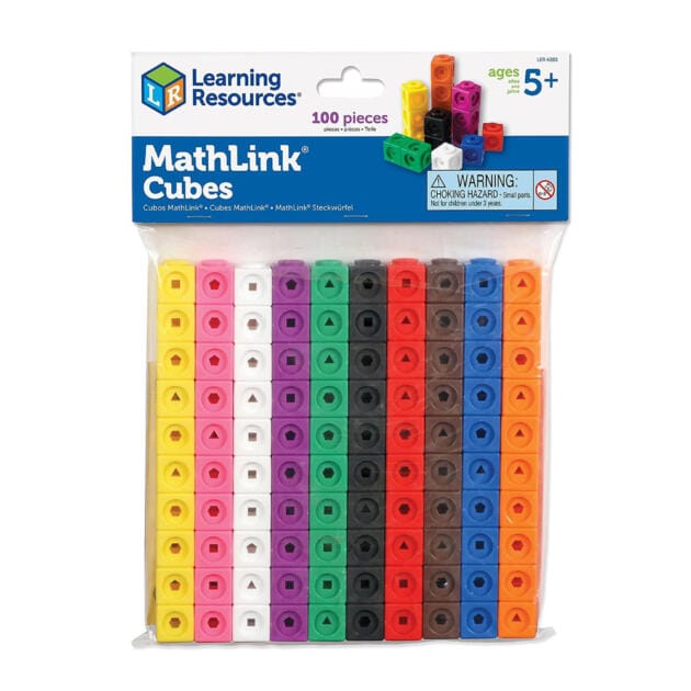 Learning Resources Mathlink Cubes, Educational Counting Toy